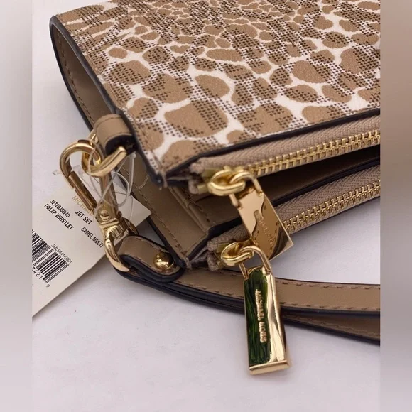 Michael Kors Wallet Wristlet Camel Multi Color - Picture 12 of 14